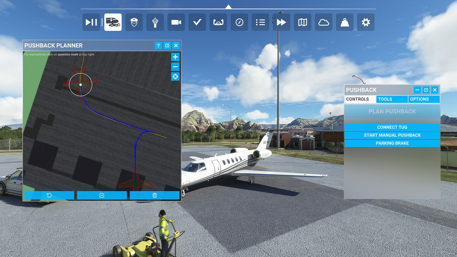 Aerosoft Toolbar Pushback Pro imagem adicional