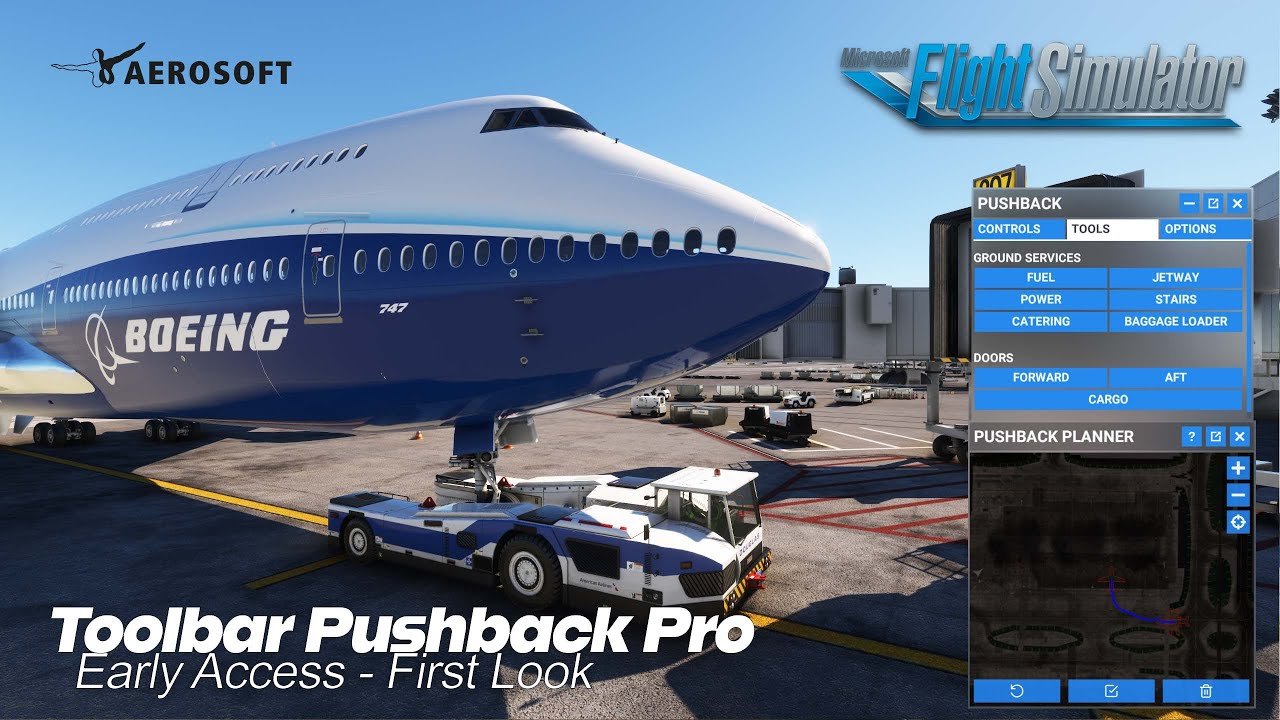 Aerosoft Toolbar Pushback Pro imagem adicional